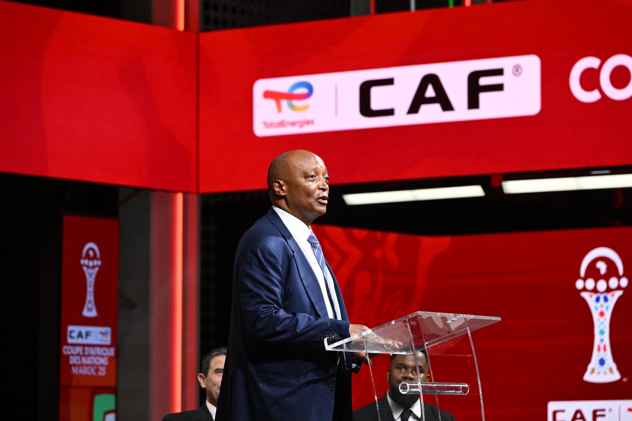 Dr. Patrice Motsepe, hoof van CAF.