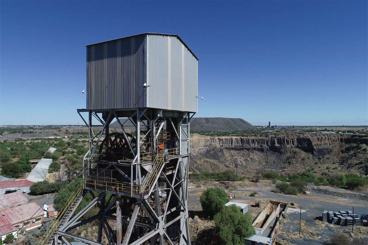 Die Ekapa-myn in Kimberley.