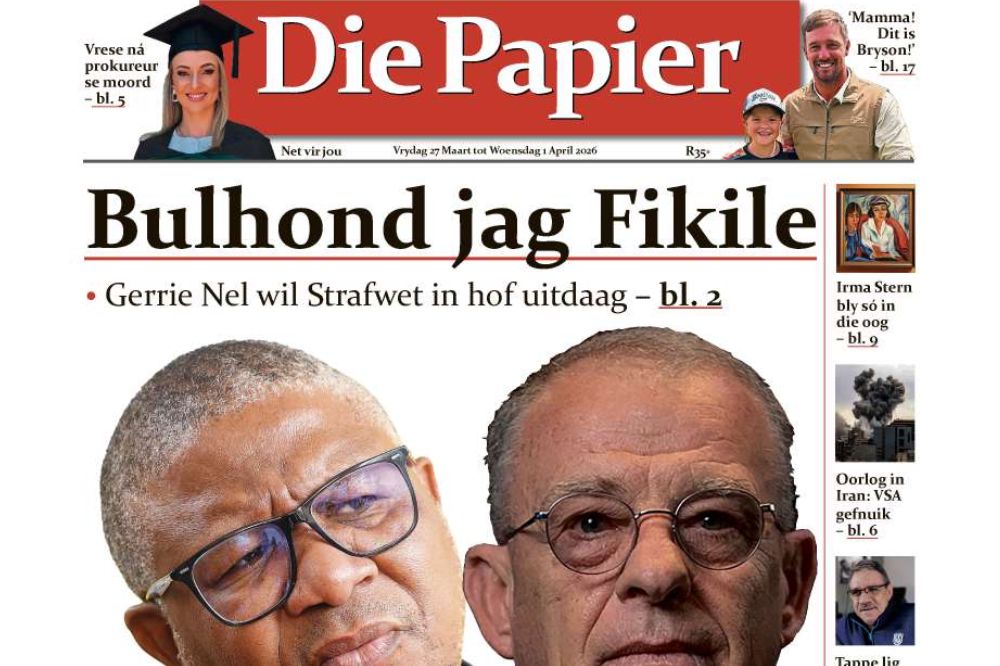 Die Papier – 27 Maart 2026.