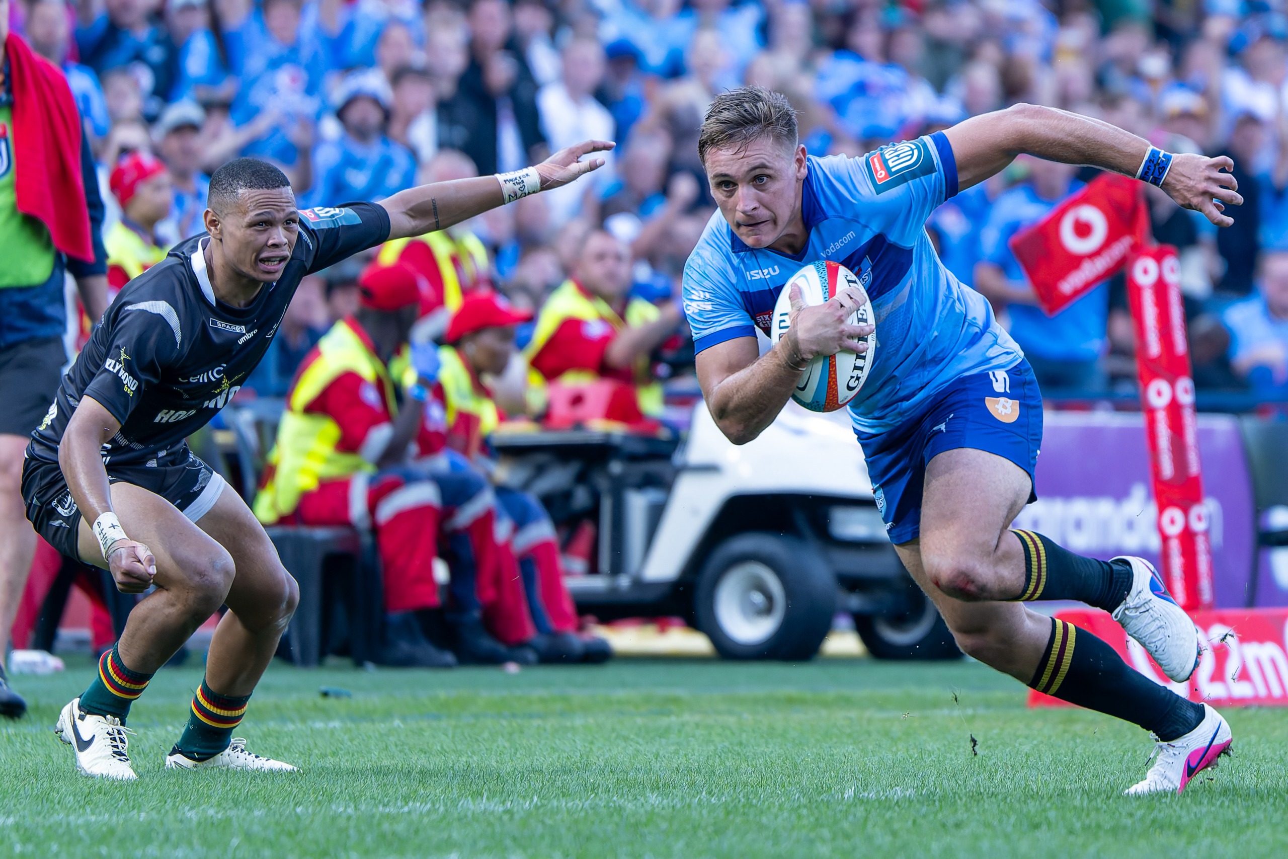 Bulls-vleuel Sebastian de Klerk.