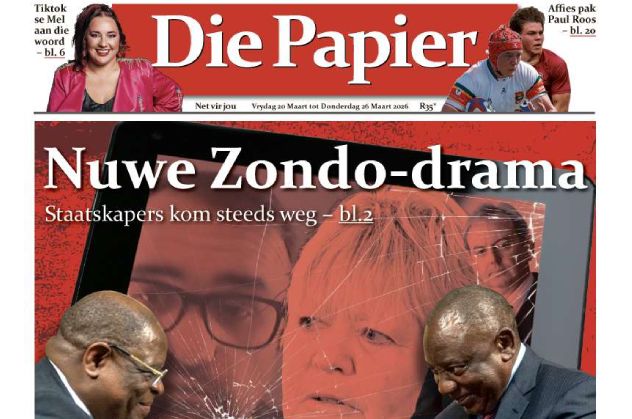 Die Papier, 20 Maart.