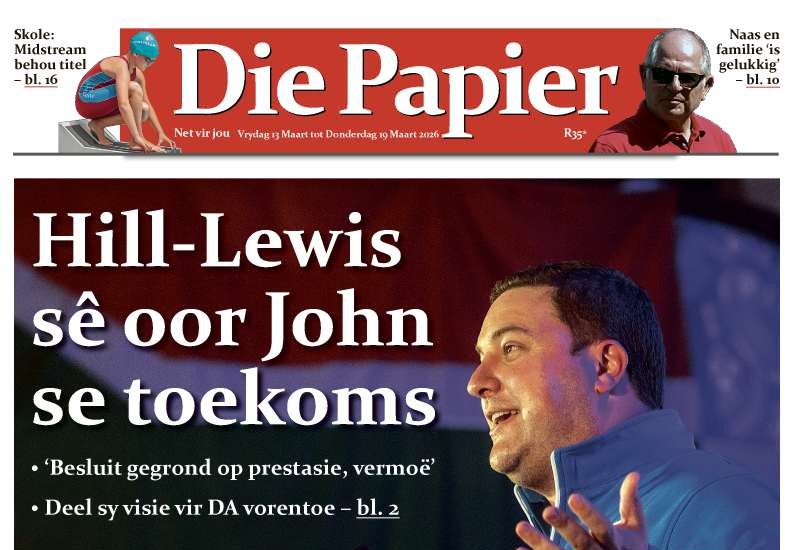 Die 2de uitgawe van Die Papier is op die winkelrakke vandag