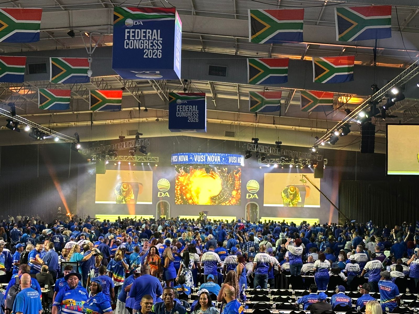 Die DA se federale kongres word hierdie naweek in Midrand gehou.