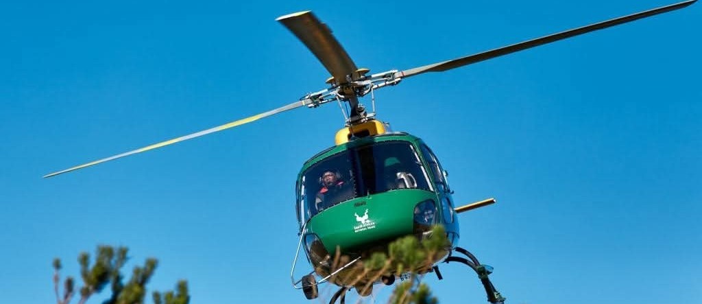 ’n Helikopter met vier insittendes is Dinsdagoggend in die Krugerwildtuin gevind.