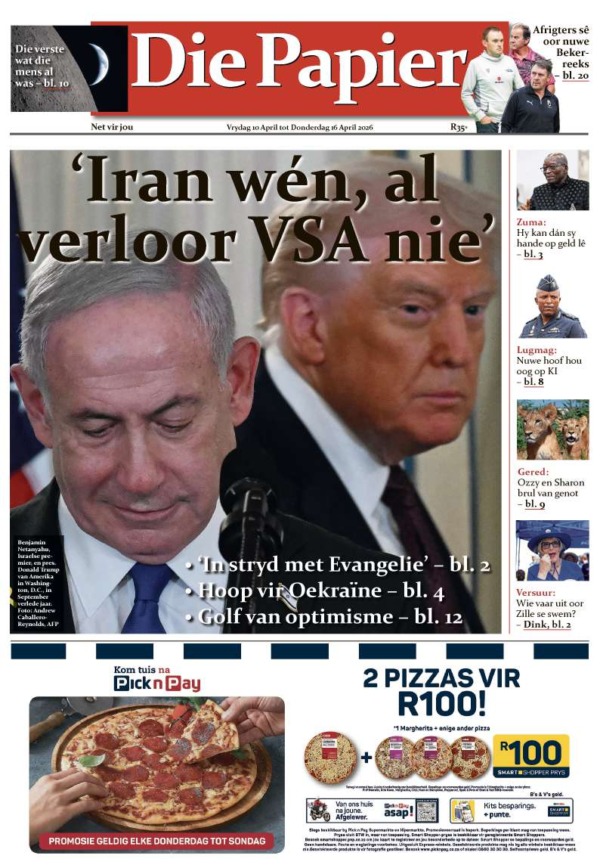 Die Papier – 10 April 2026.