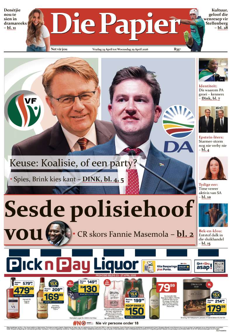 Die Papier – 24 April 2026