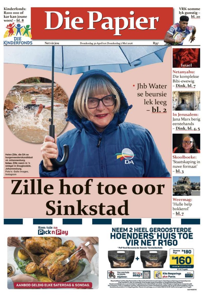 Die Papier – 30 April 2026.