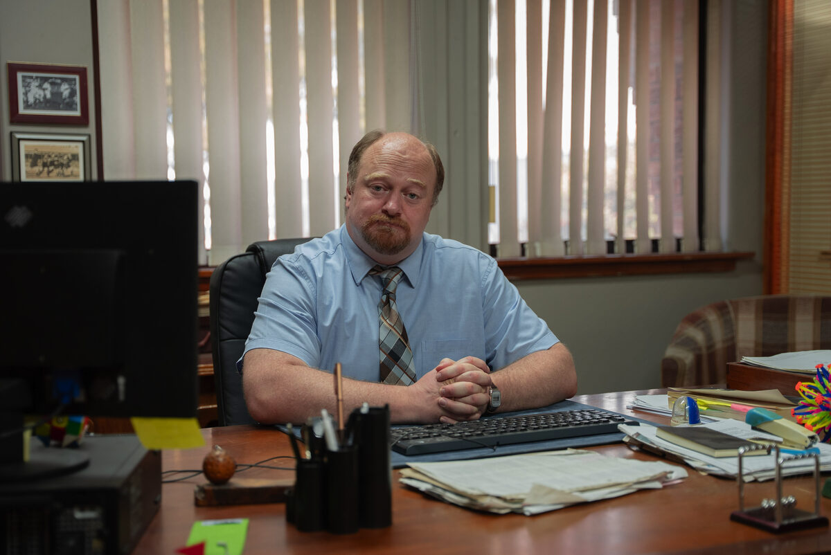 Albert Pretorius as Flip Bosman in Die Kantoor.
