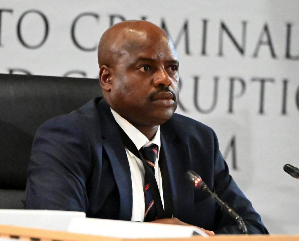 Julius Mkhwanazi, die geskorste adjunkhoof van die Ekurhuleni-metropolisie.