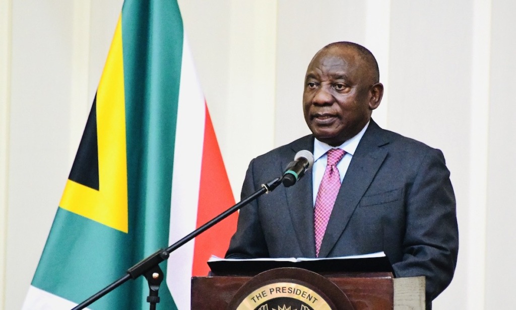 Suid-Afrikaanse president, Cyril Ramaphosa.