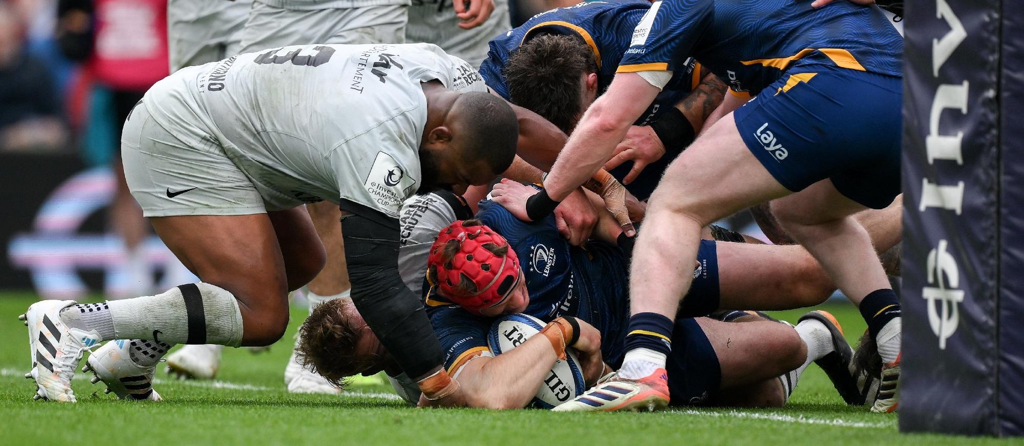 Ierse flank Josh van der Flier duik oor vir sy drie teen Toulon in die Europese Kampioenebeker.