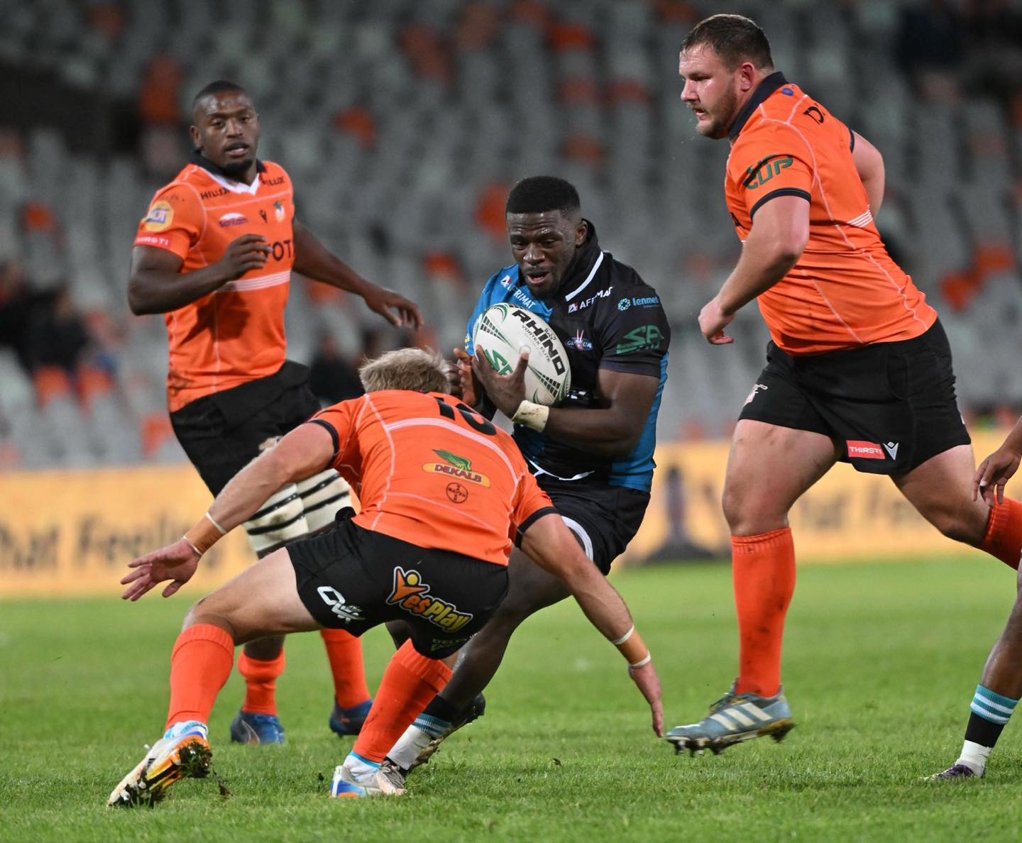 Die Griekwas in aksie teen die Cheetahs op 9 Mei. Foto: Griekwas Rugby/Facebook