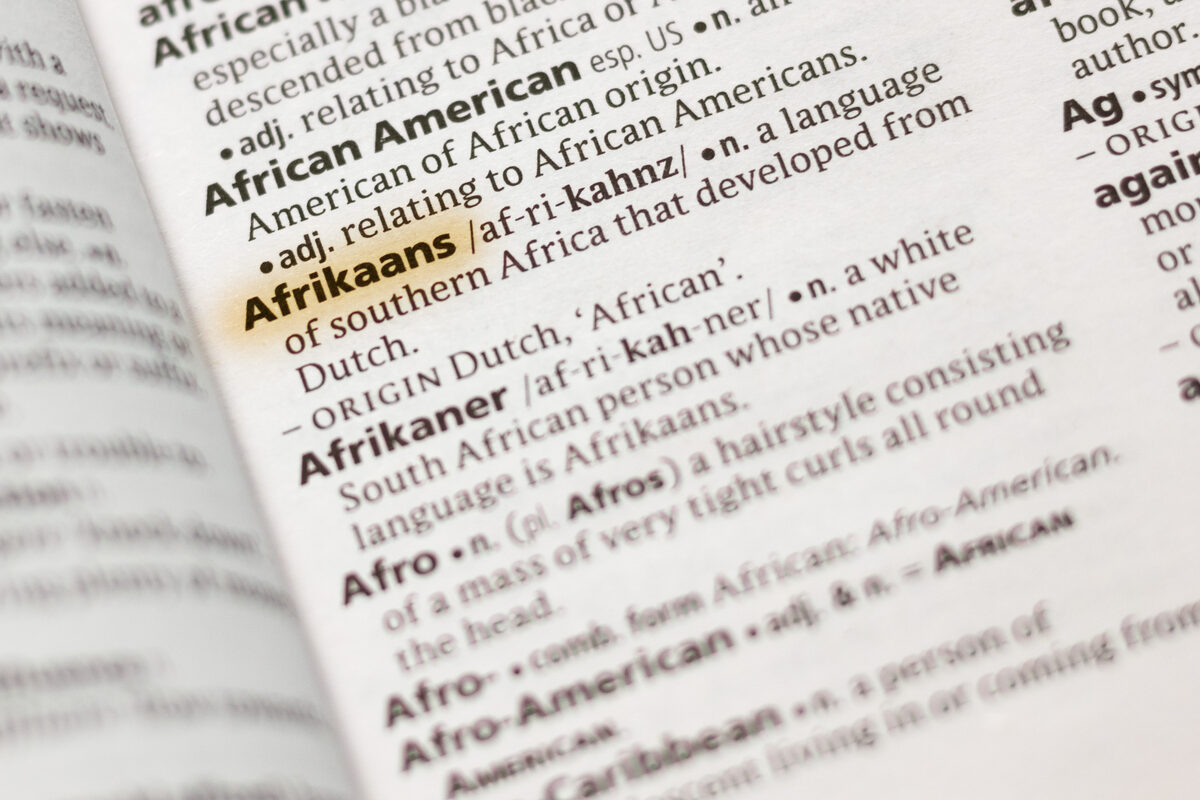 Afrikaansdag.