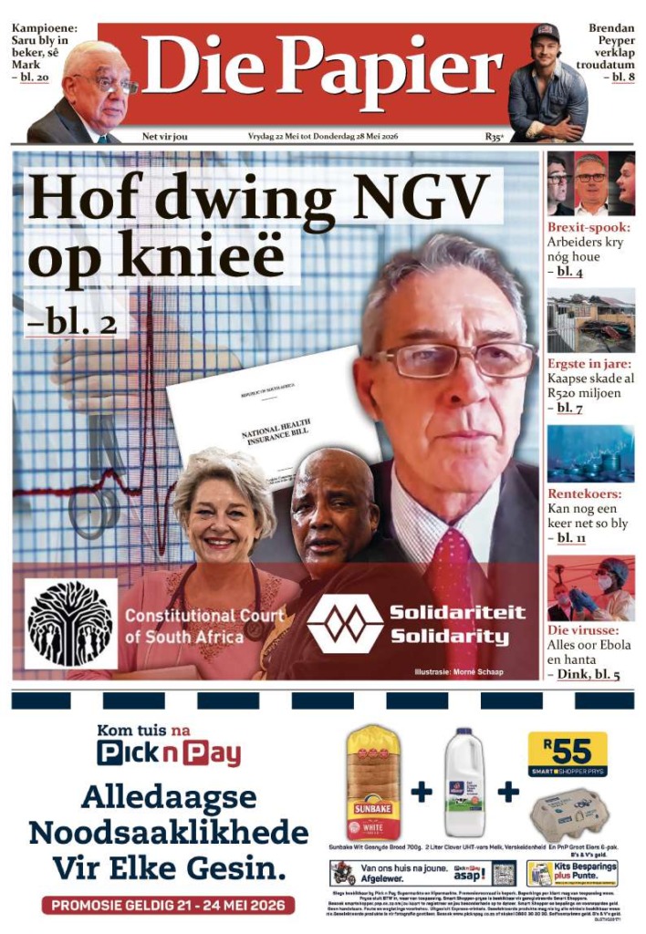 Die Papier – 22 Mei 2026.