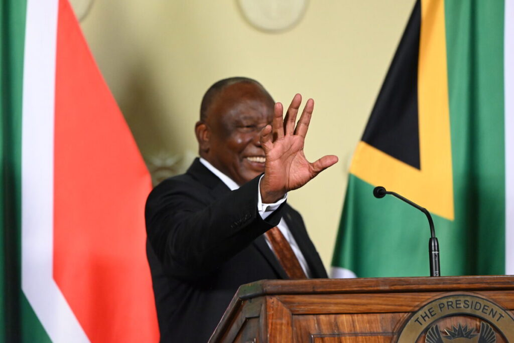 President Cyril Ramaphosa. 