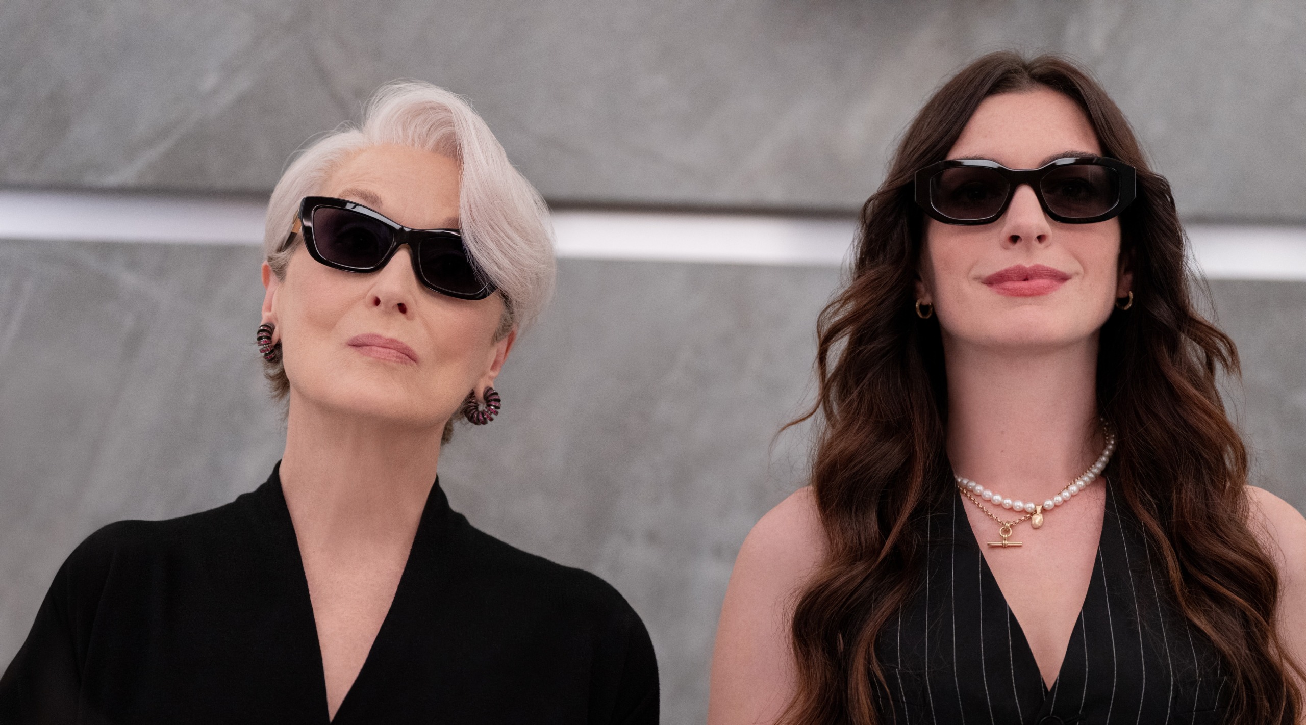 Meryl Streep en Anne Hathaway in ‘The Devil Wears Prada 2’.