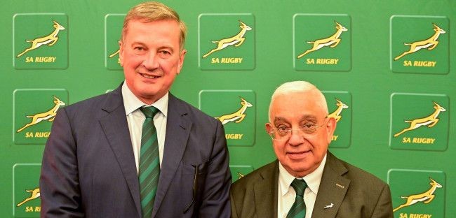 SA Rugby se Rian Oberholzer en Mark Alexander.
