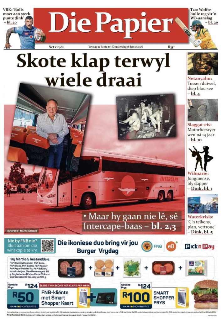 Die Papier – 5 Junie 2026.