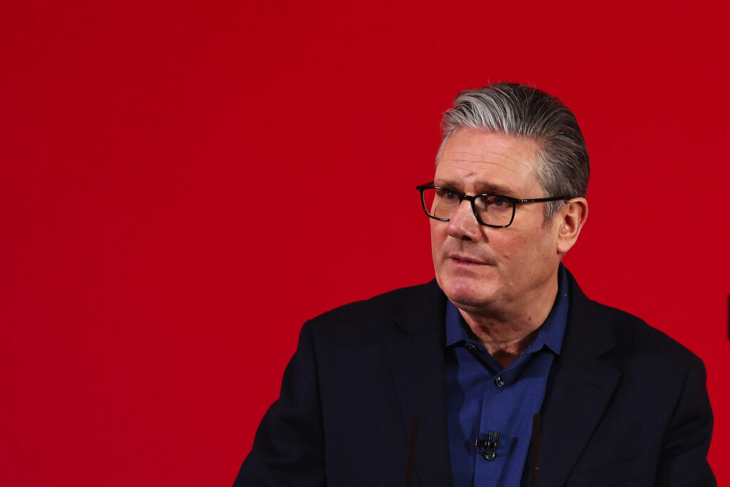 Keir Starmer, uittredende Britse premier. 