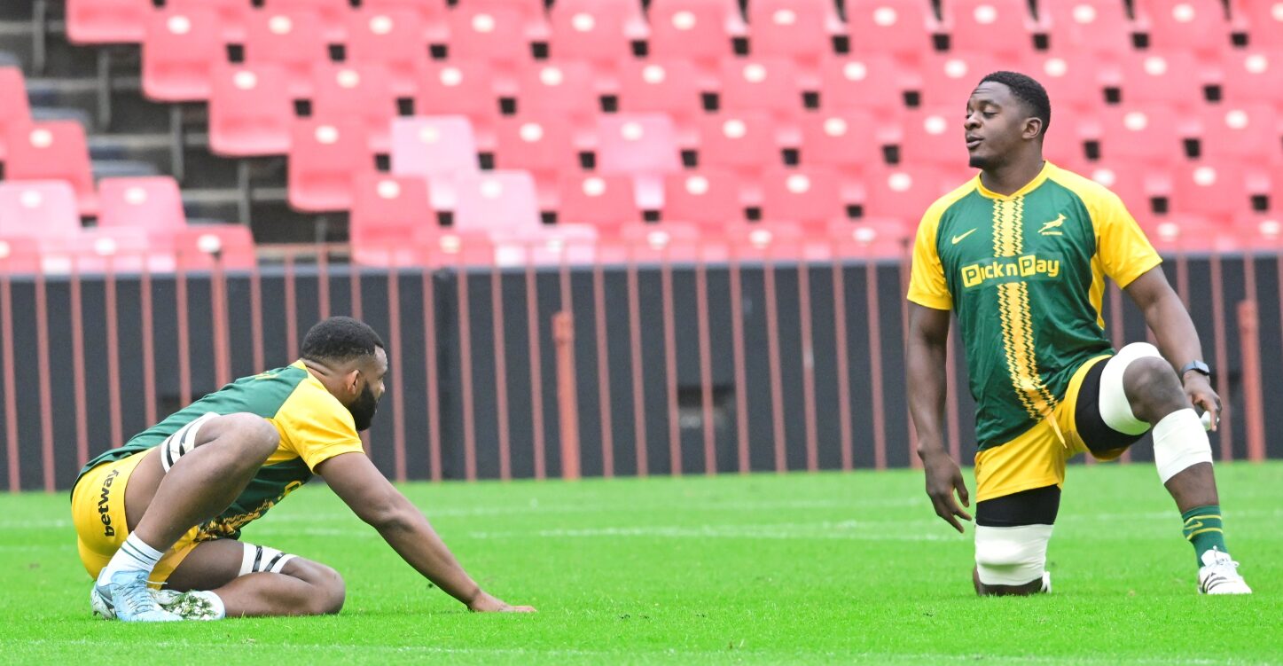 Vincent (links) en Emmanuel Tshituka.