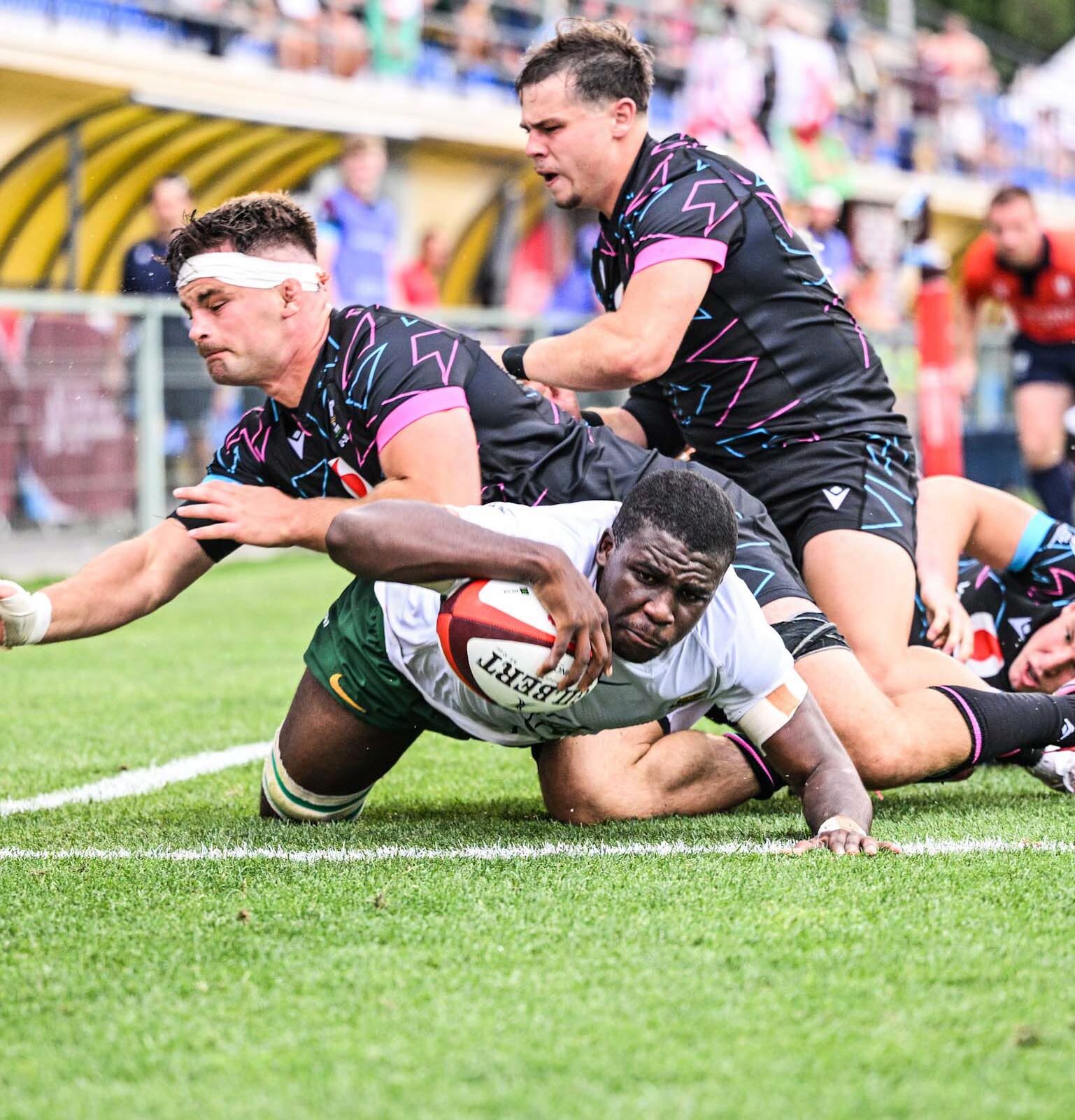 Die Junior Bokke het Wallis 52-33 geklop.