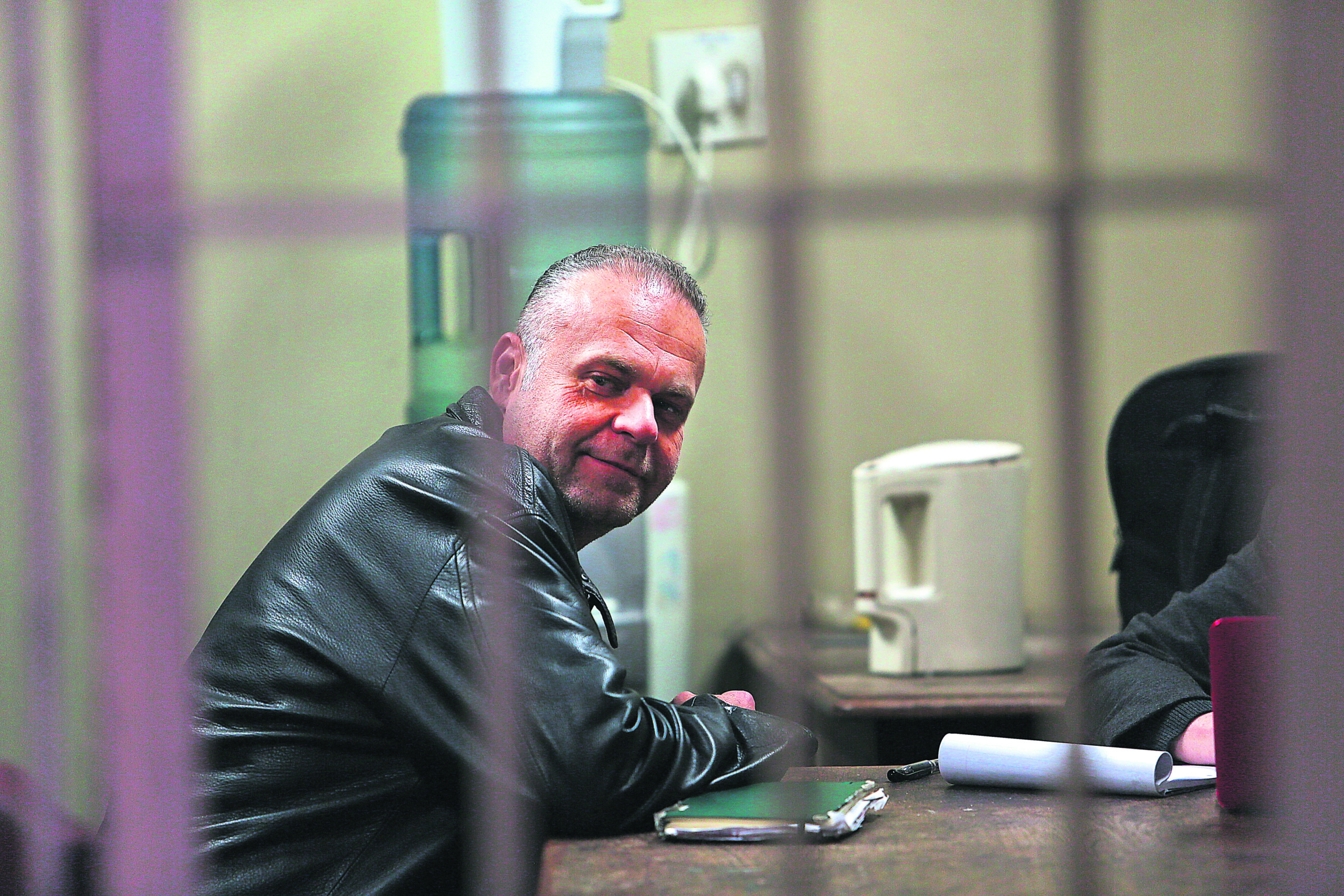 Radovan Krejcir in 2015 in die aanhoudingselle van die landdroshof in Germiston.