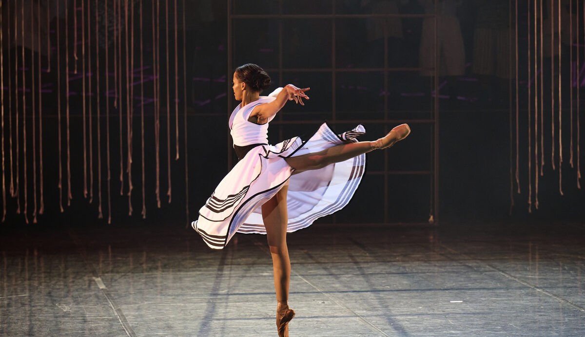 Monike Cristina in The Bacchae: An African Choral Ballet.