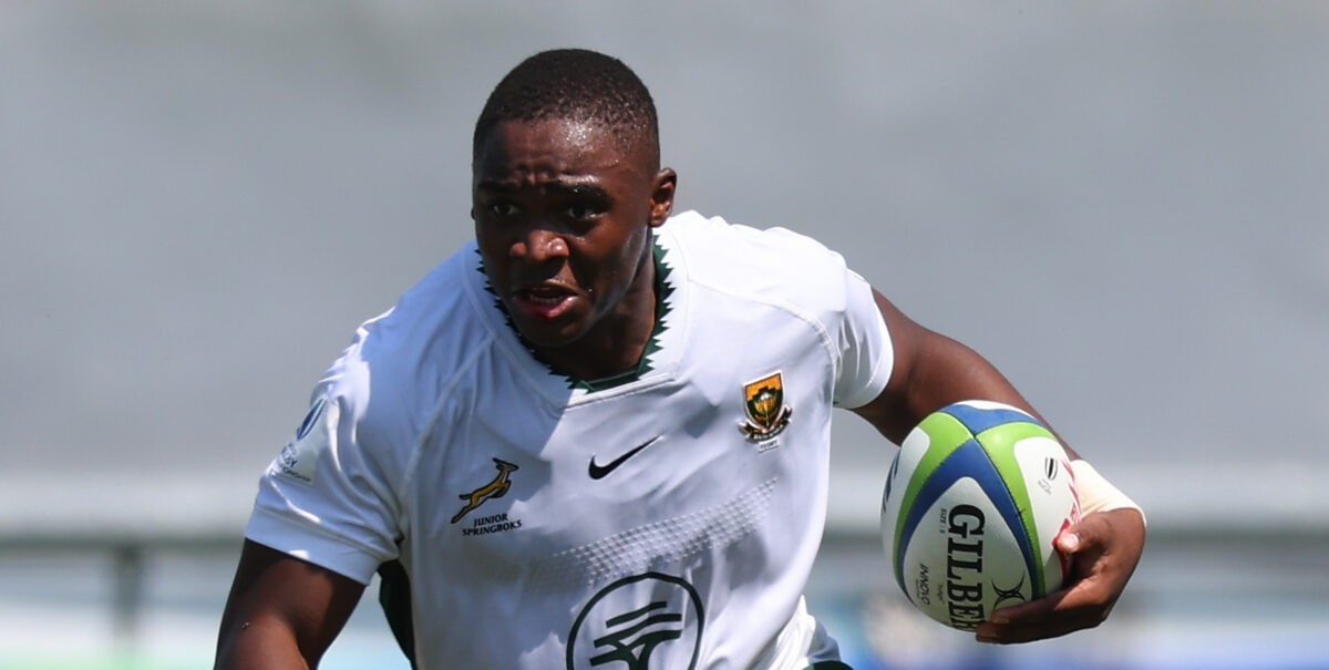 Siphosethu Mnebelele, kaptein van die Junior Bokke.