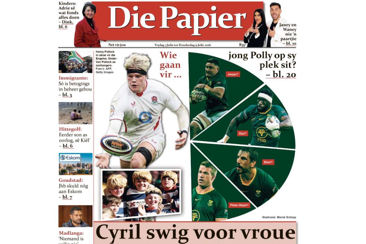 Die Papier – 26 Junie 2026