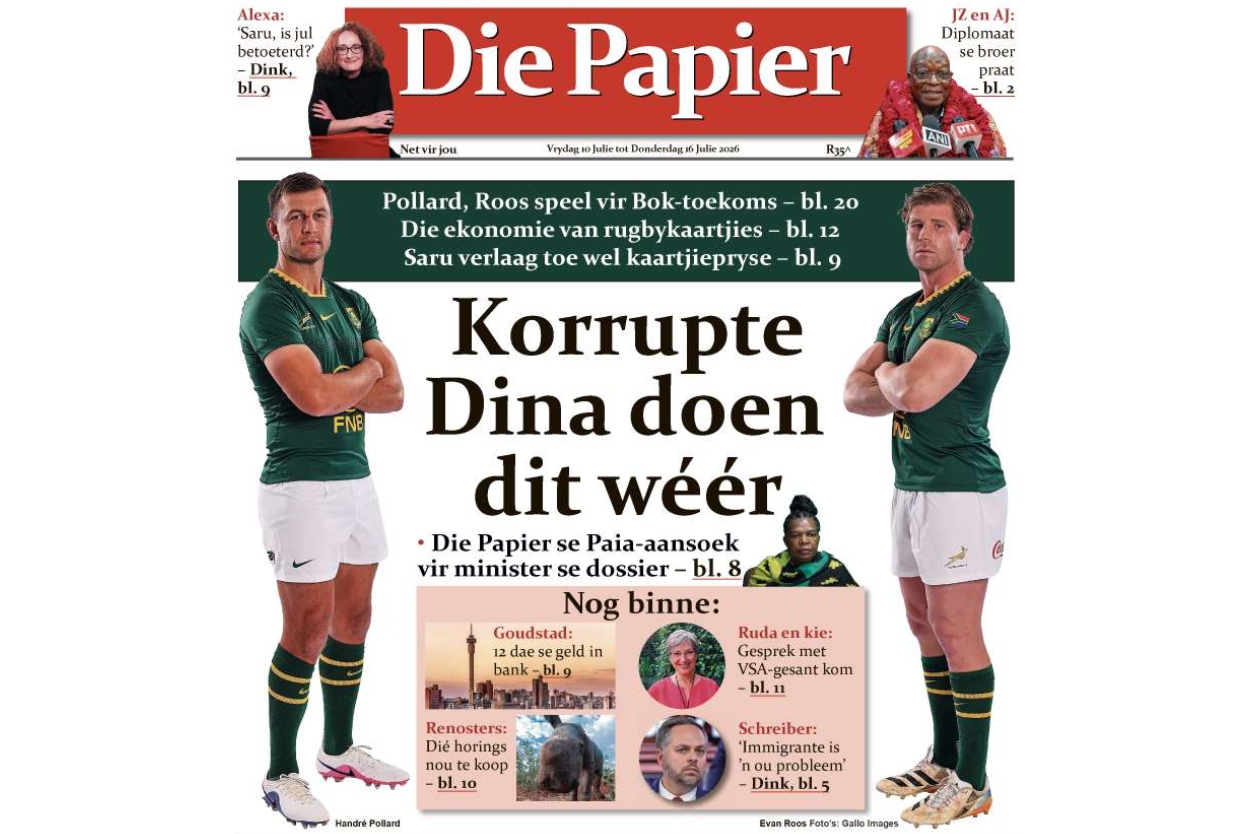 Die nuwe uitgawe van Die Papier is nou op die rakke en aanlyn beskikbaar