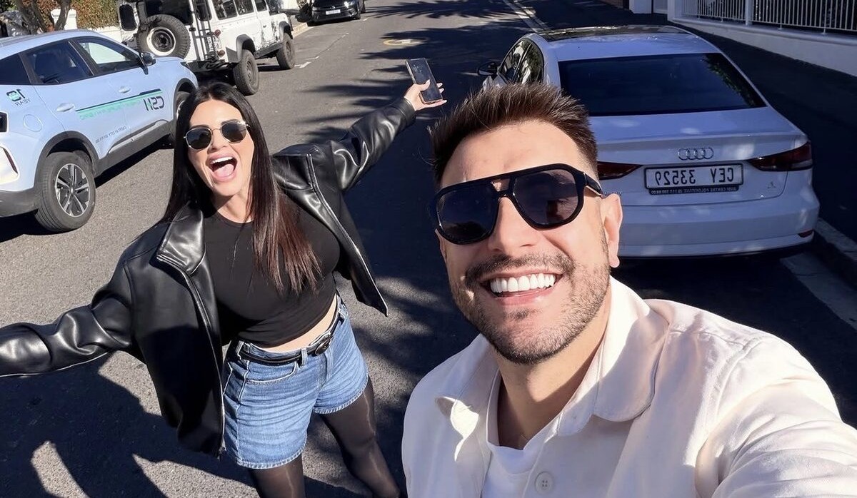 Jana Jooste (Janey) en Rynhardt Schoeman (Waney) in Kaapstad.