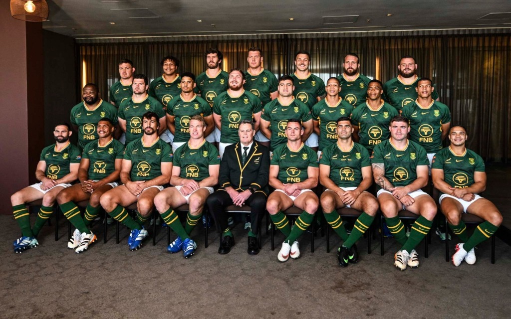 Die Bok-span wat die All Blacks tydens die eerste Bok-toets van die Greatest Rivalry-reeks op Ellispark moet tem.