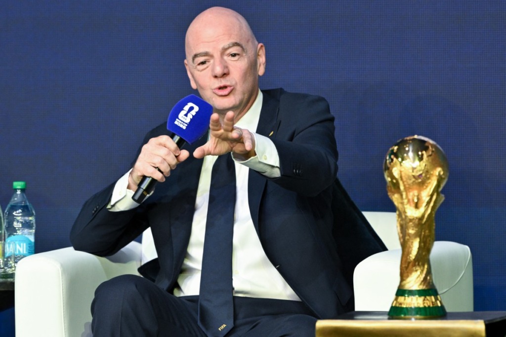 Fifa-president, Gianni Infantino.