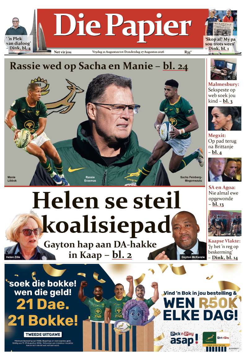 Die Papier – 21 Augustus 2026