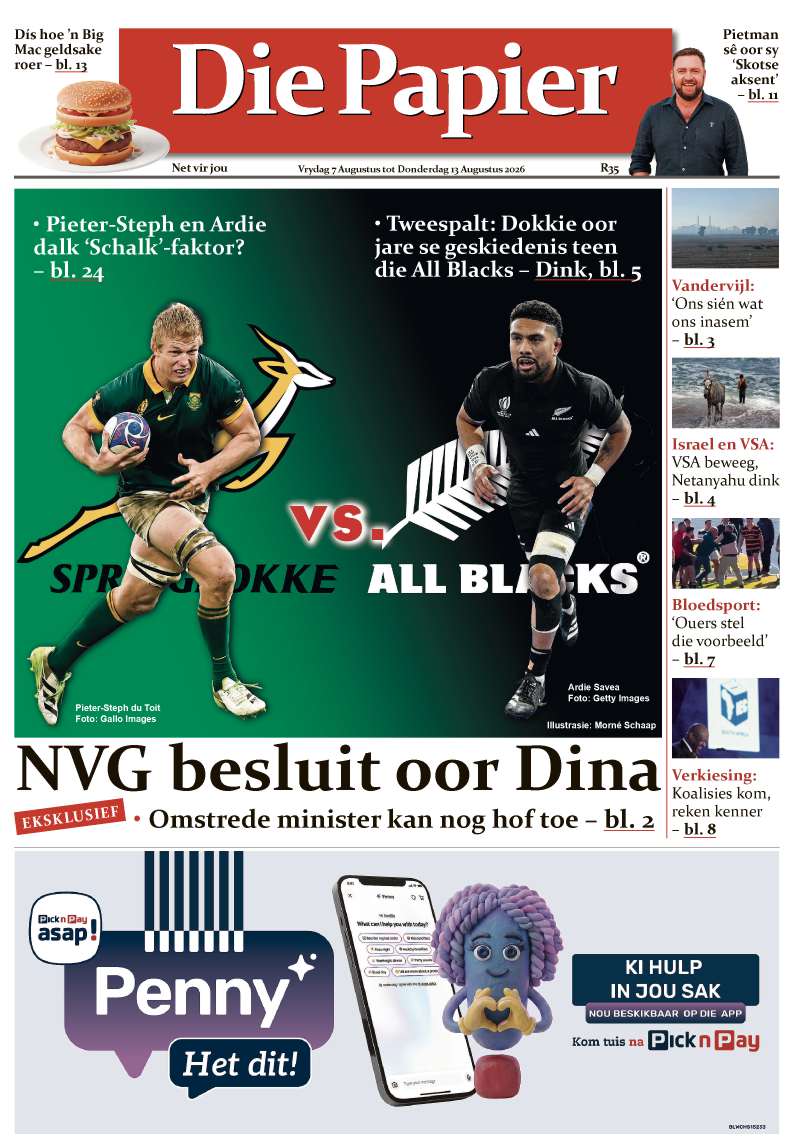 Die Papier – 7 Augustus 2026