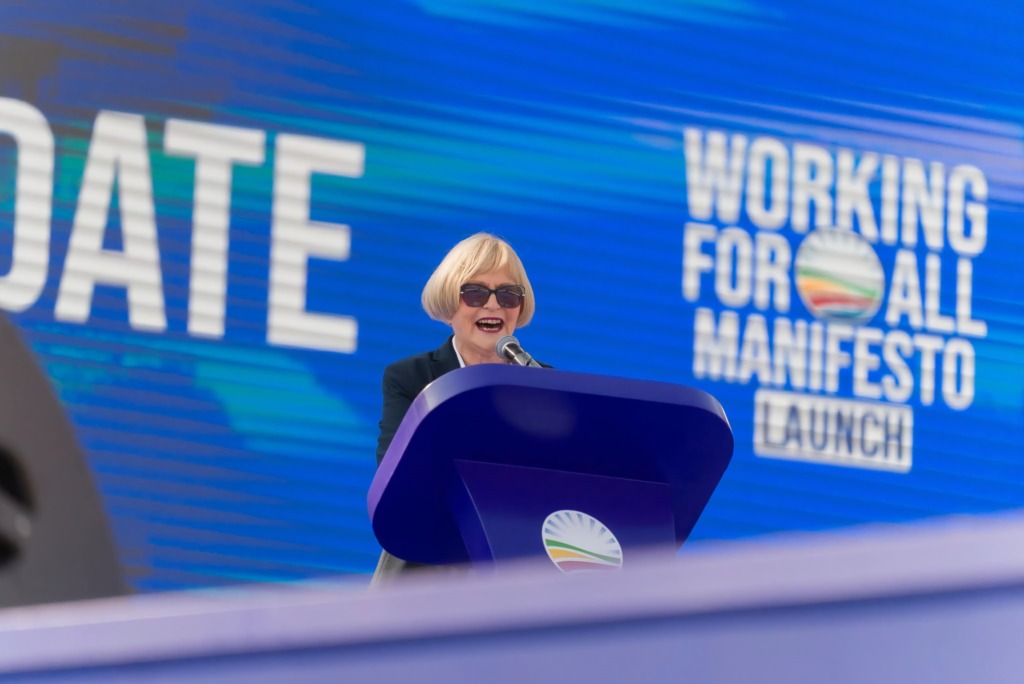 Helen Zille, DA-burgemeesterkandidaat in Johannesburg. Foto: Facebook/DA