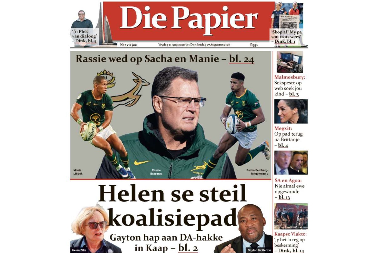Die Papier – 21 Augustus 2026.