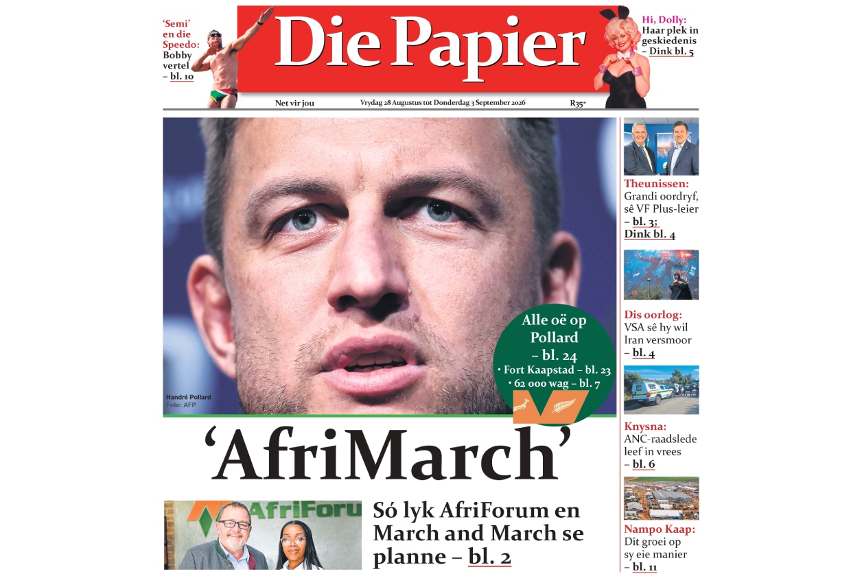 Die Papier – 28 Augustus 2026.