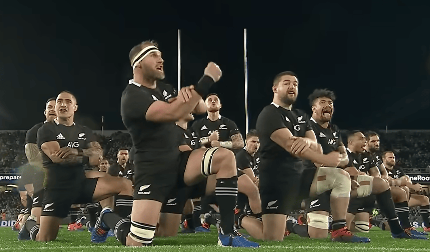 Greep uit die Kapa o Panga-haka. Foto: YouTube-skermgreep