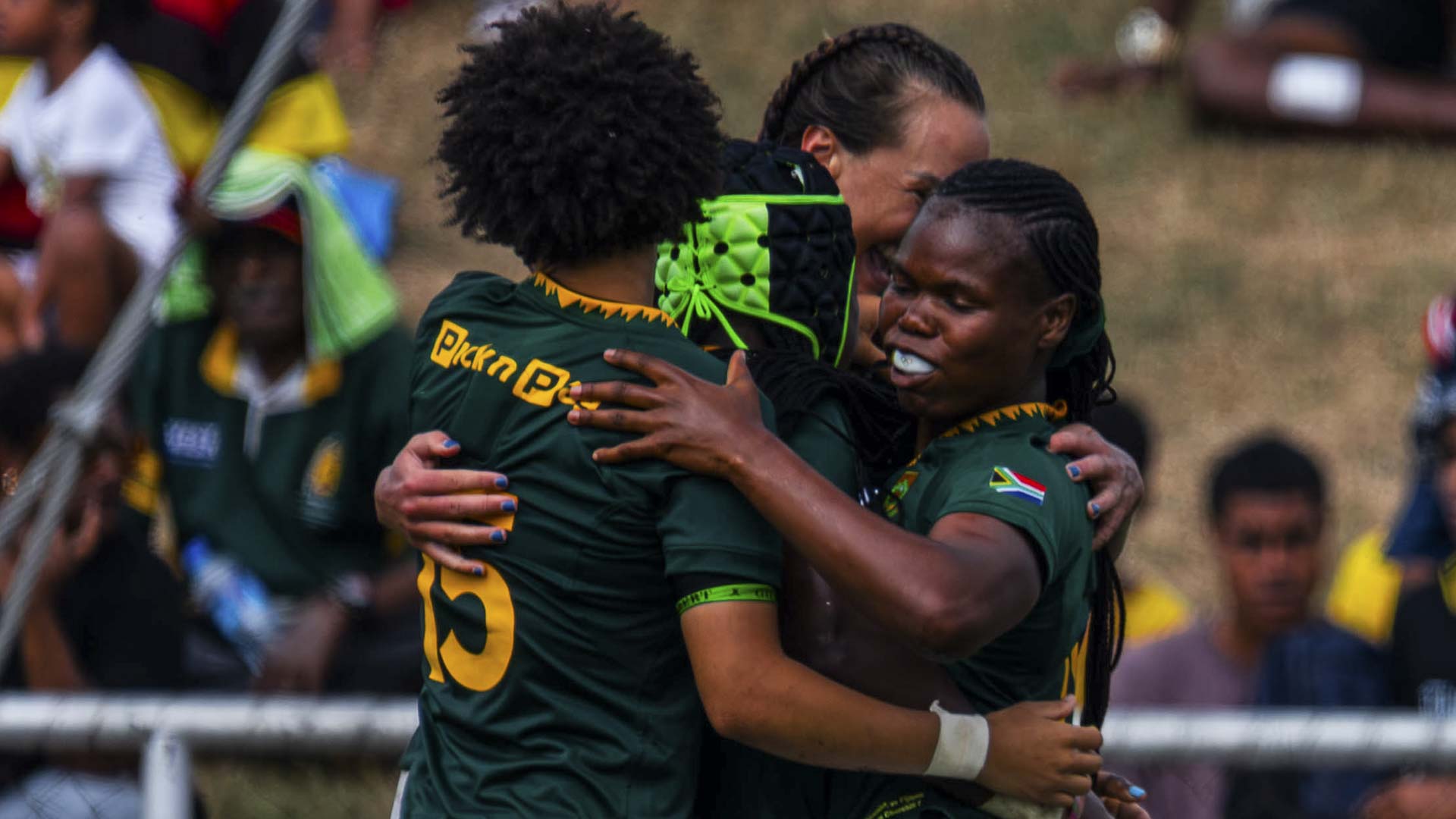 Maria Tshiremba het 'n driekuns vir die Bok-vroue behaal. Foto: X