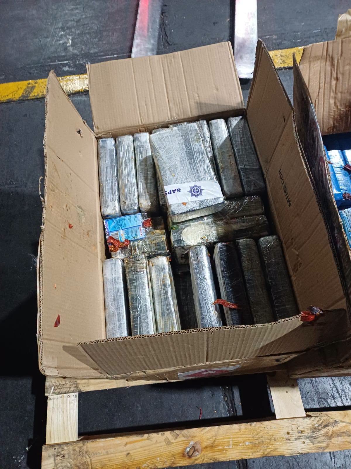 Die Suid-Afrikaanse polisie het op 95 kg kokaïen met ’n geraamde waarde van R28 miljoen beslag gelê.