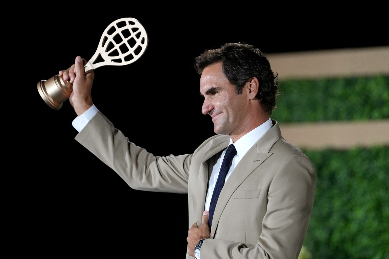 Roger Federer. Foto: Joe Buglewicz/AFP