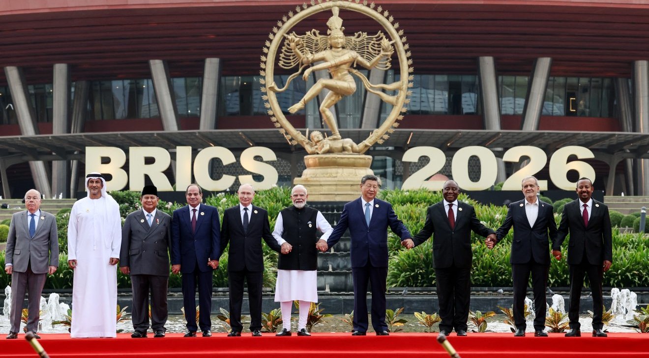 Leiers van die 11 Brics-lidlande het in Indië bymekaar gekom. Foto: AFP.