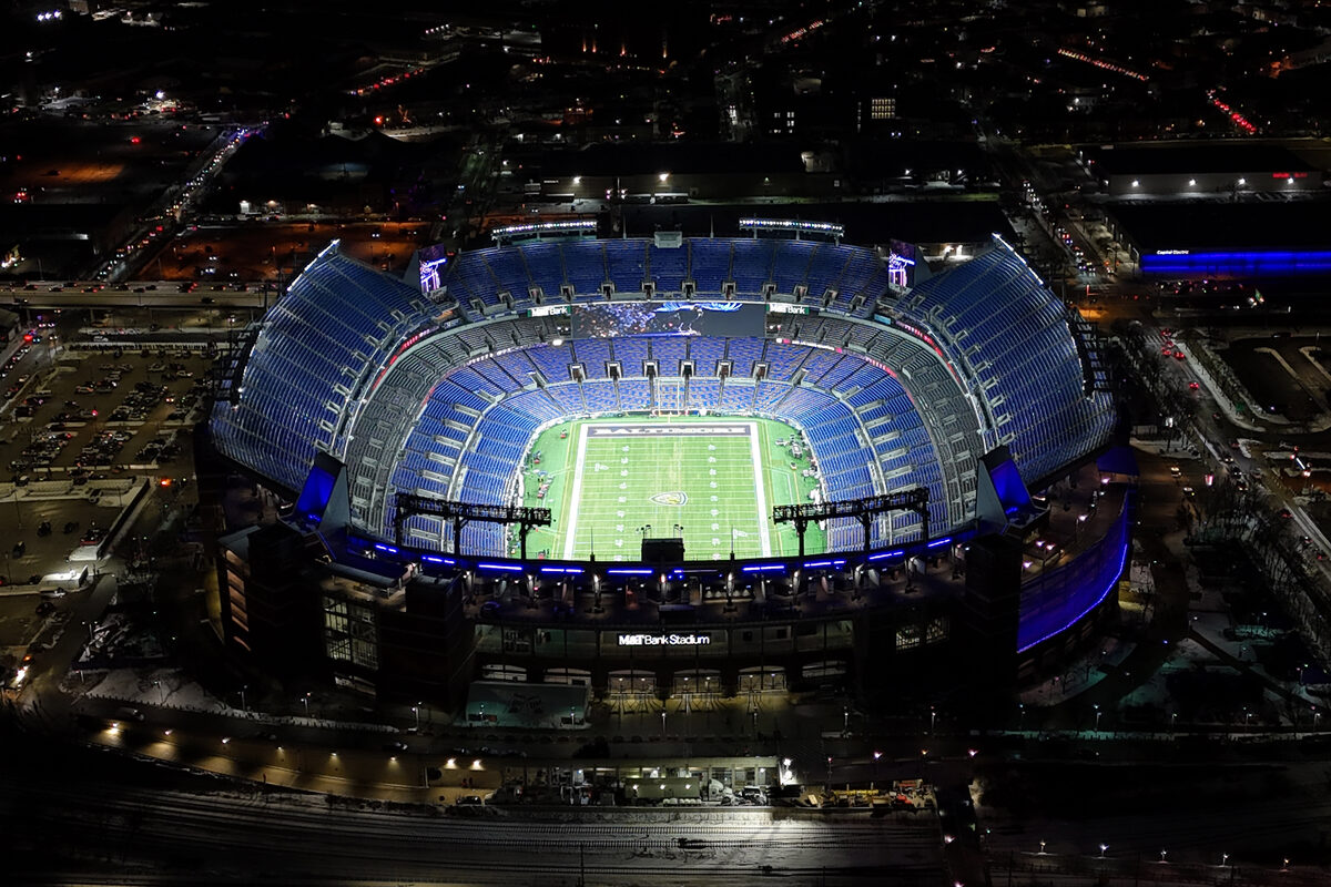 Die M&T-stadion in Baltimore, waar die laaste toets van die Greatest Rivalry-reeks môreaand beslis word. Foto: Kirby Lee/Getty Images.