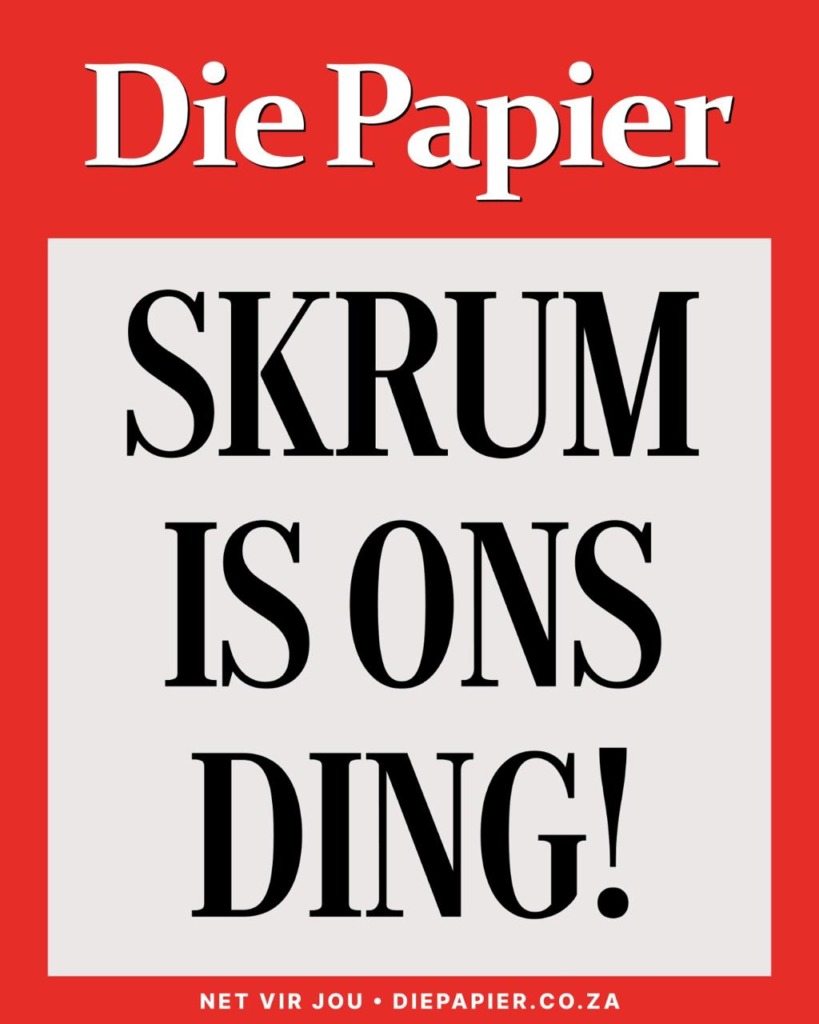 Skrum-plakkate.